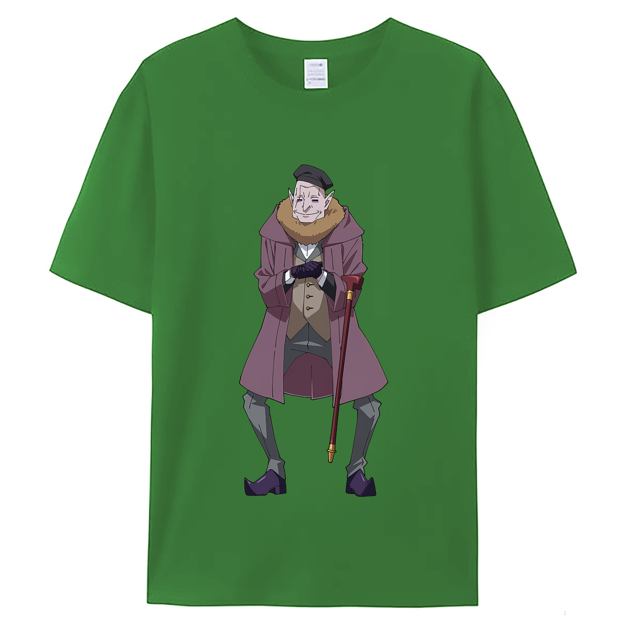 （画像用） 転スラ Regarding Reincarnated to Slime レディースカジュアルプリントTシャツ（綿100％）